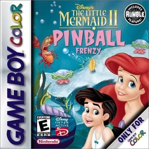 Game Boy Color Games - Disney\'s The Little Mermaid II: Pinball Frenzy