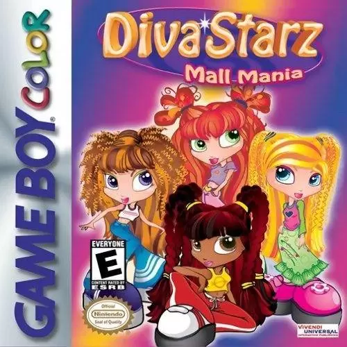 Jeux Game Boy Color - Diva Starz: Mall Mania