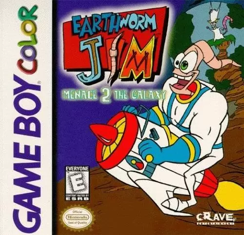 Jeux Game Boy Color - Earthworm Jim: Menace 2 the Galaxy