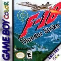 Jeux Game Boy Color - F-18 Thunder Strike