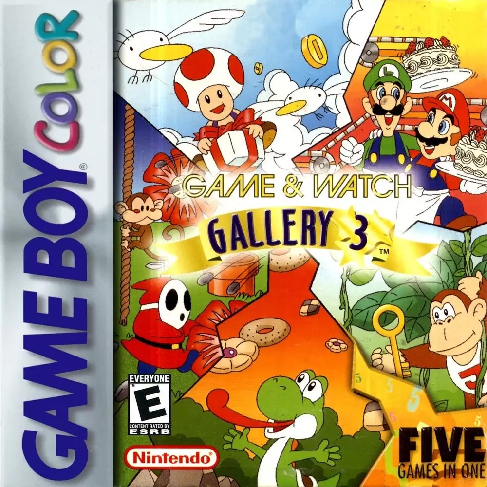 Jeux Game Boy Color - Game & Watch Gallery 3