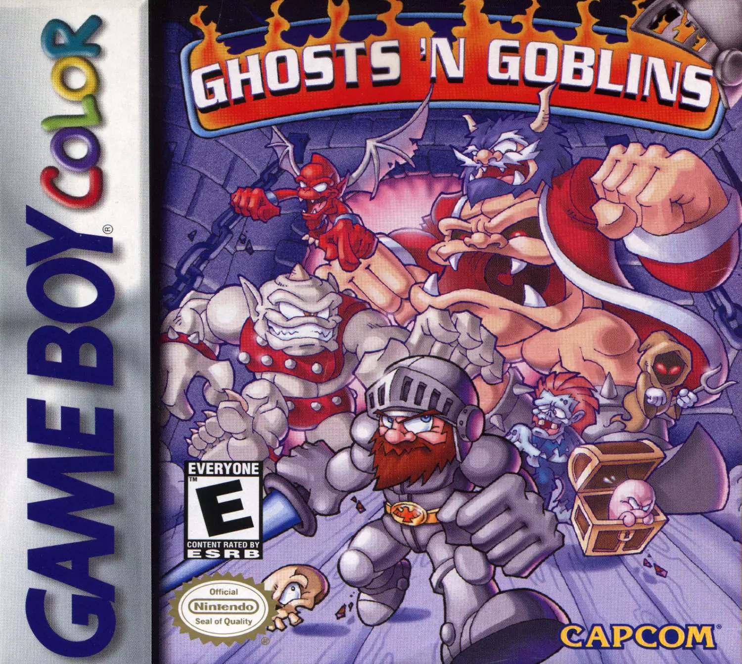 Jeux Game Boy Color - Ghosts \'n Goblins
