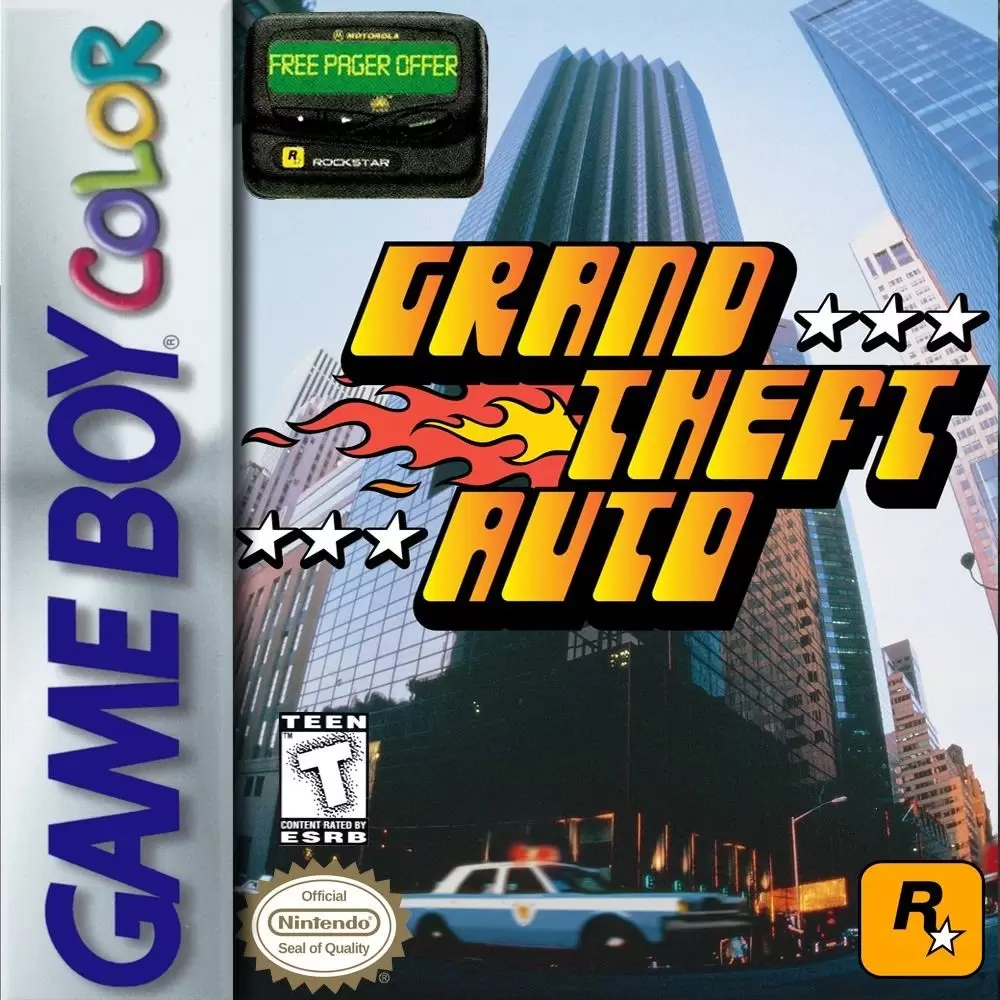 Jeux Game Boy Color - Grand Theft Auto
