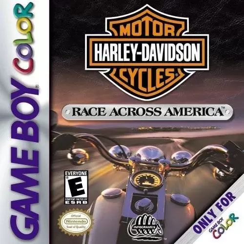 Game Boy Color Games - Harley Davidson: Race Across America