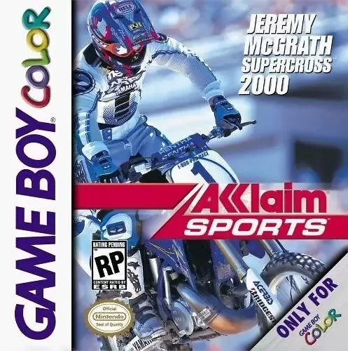 Jeux Game Boy Color - Jeremy McGrath Supercross 2000
