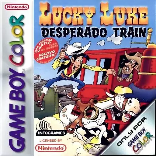 Jeux Game Boy Color - Lucky Luke: Desperado Train