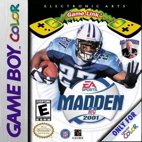 Game Boy Color Games - Madden NFL 2001