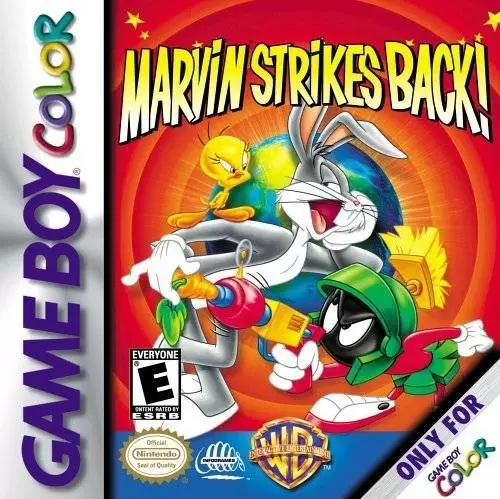 Jeux Game Boy Color - Marvin Strikes Back!