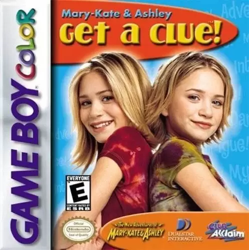 Jeux Game Boy Color - Mary-Kate & Ashley: Get a Clue!
