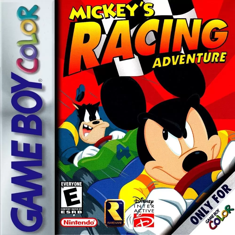 Jeux Game Boy Color - Mickey\'s Racing Adventure