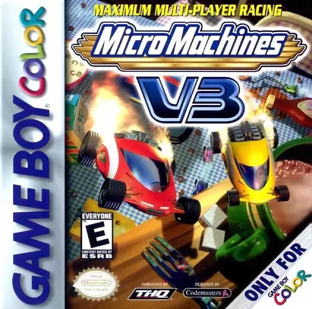 Game Boy Color Games - Micro Machines V3