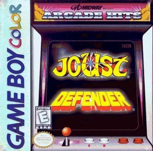 Jeux Game Boy Color - Midway Presents Arcade Hits: Joust / Defender