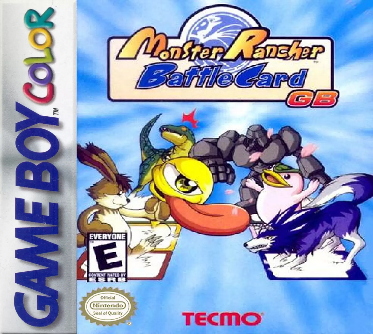Jeux Game Boy Color - Monster Rancher Battle Card GB