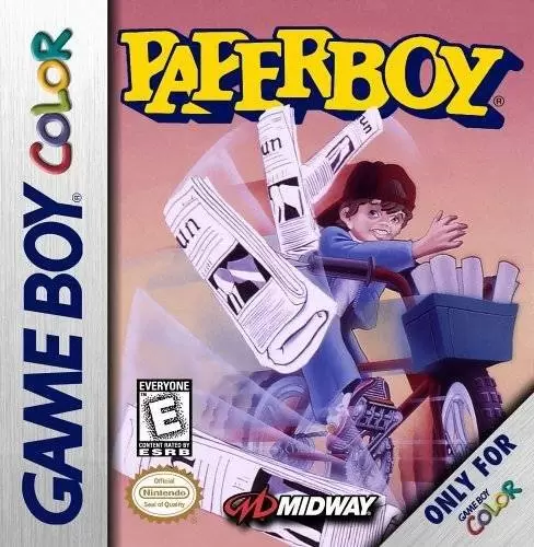 Jeux Game Boy Color - Paperboy
