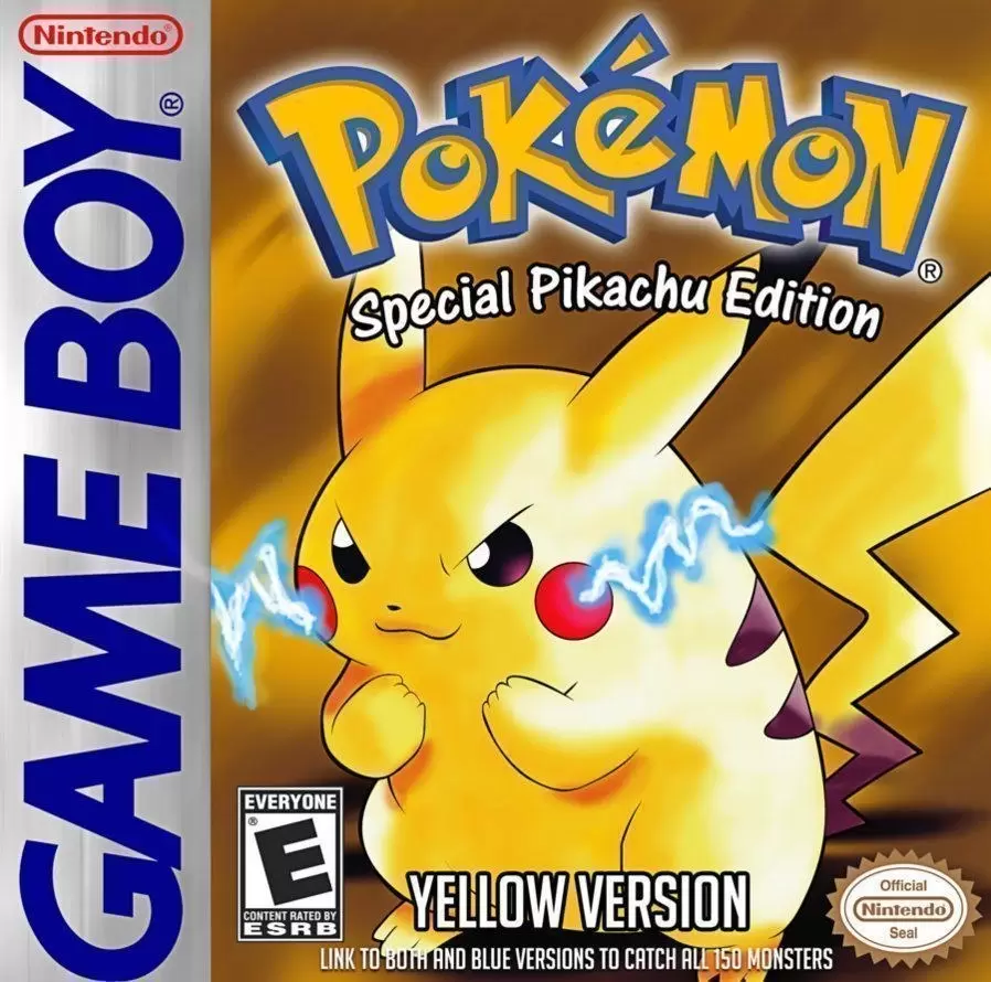 Game Boy Color Games - Pokémon Yellow Version