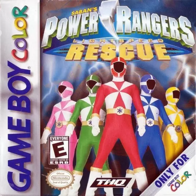 Jeux Game Boy Color - Power Rangers: Lightspeed Rescue