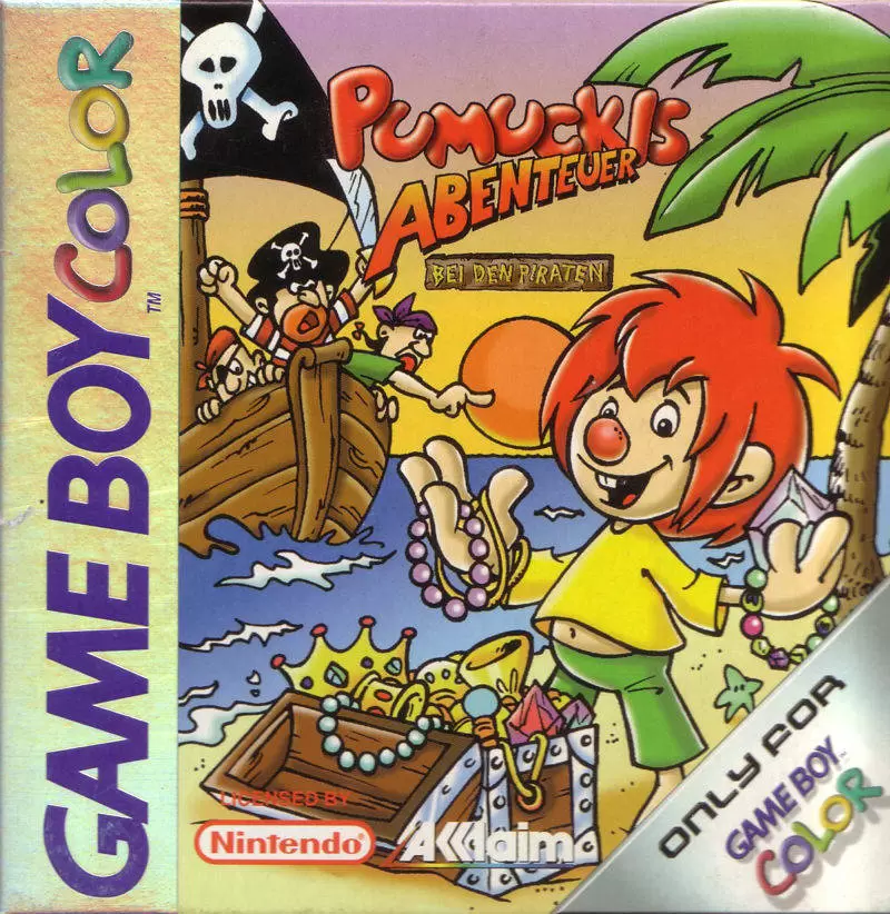 Game Boy Color Games - Pumuckl´s Abenteuer bei den Piraten