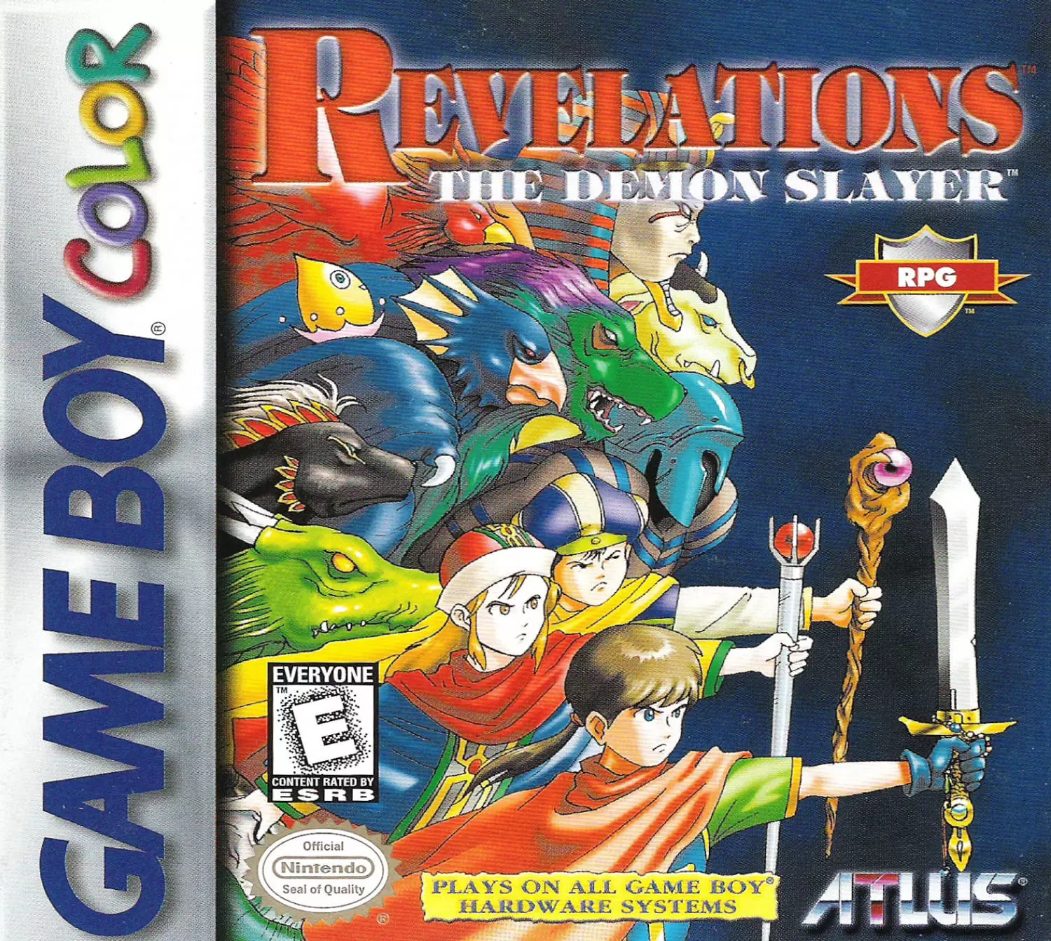 Game Boy Color Games - Revelations: The Demon Slayer