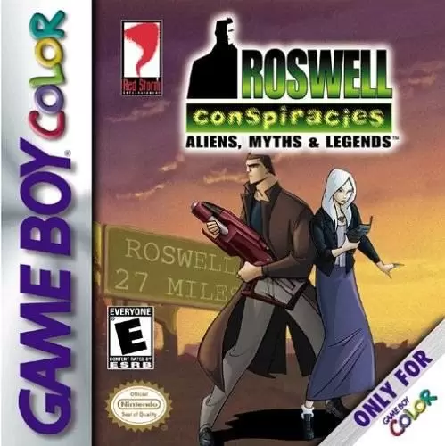 Game Boy Color Games - Roswell Conspiracies: Aliens, Myths & Legends