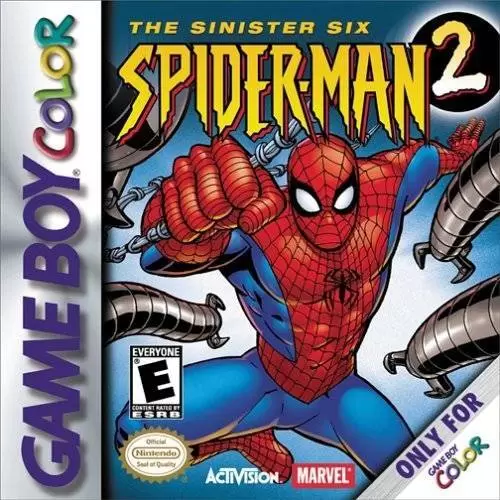 Jeux Game Boy Color - Spider-Man 2: The Sinister Six