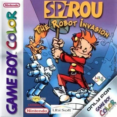 Game Boy Color Games - Spirou Robbedoes - The Robot Invasion