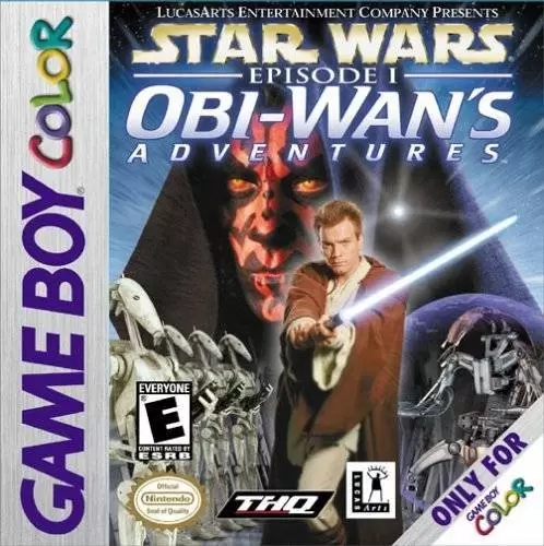 Jeux Game Boy Color - Star Wars Episode I: Obi-Wan\'s Adventures
