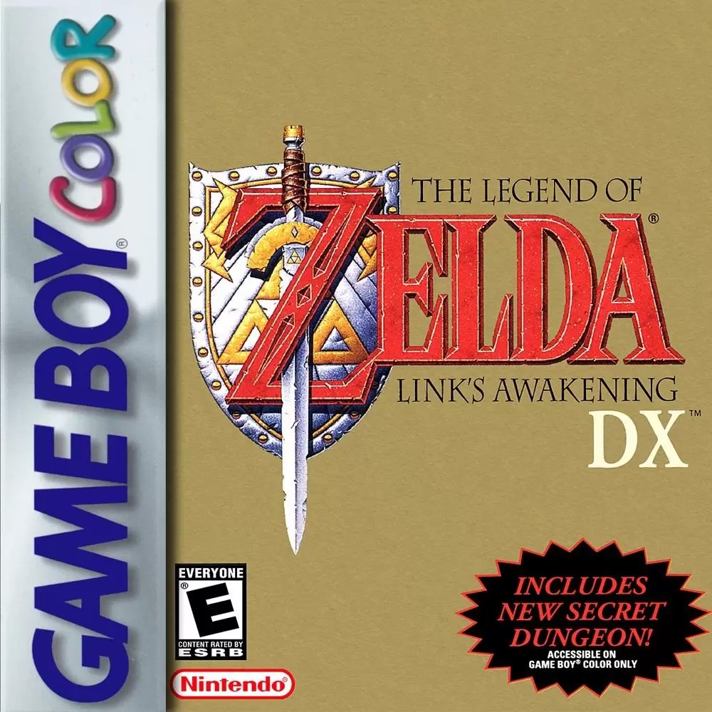 Game Boy Color Games - The Legende of Zelda - Link\'s Awakening DX