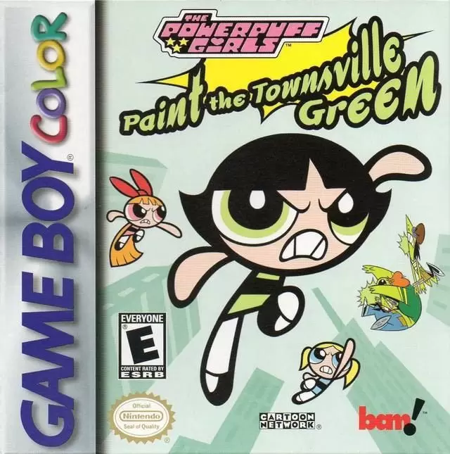 Jeux Game Boy Color - The Powerpuff Girls: Paint the Townsville Green