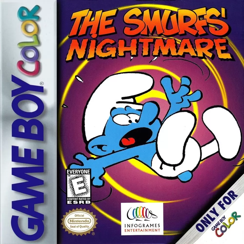 Game Boy Color Games - The Smurfs\' Nightmare