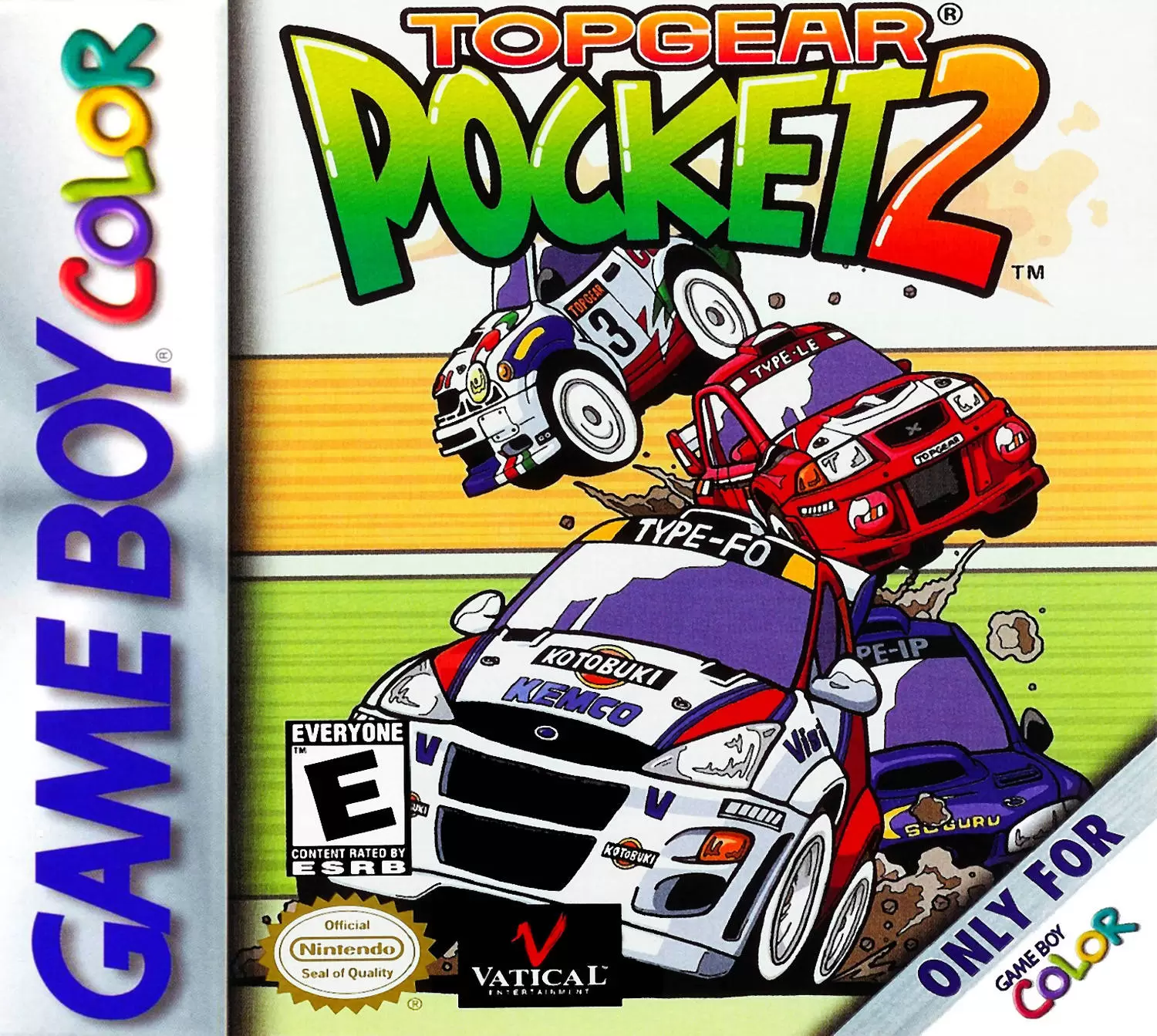 Jeux Game Boy Color - Top Gear Pocket 2