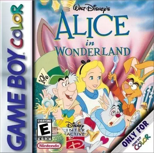 Jeux Game Boy Color - Walt Disney\'s Alice in Wonderland