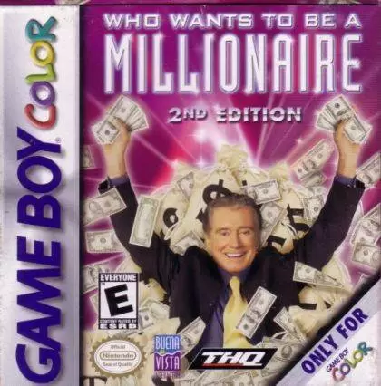 Game Boy Color Games - Who Wants to Be a Millionaire 2nd Edition
