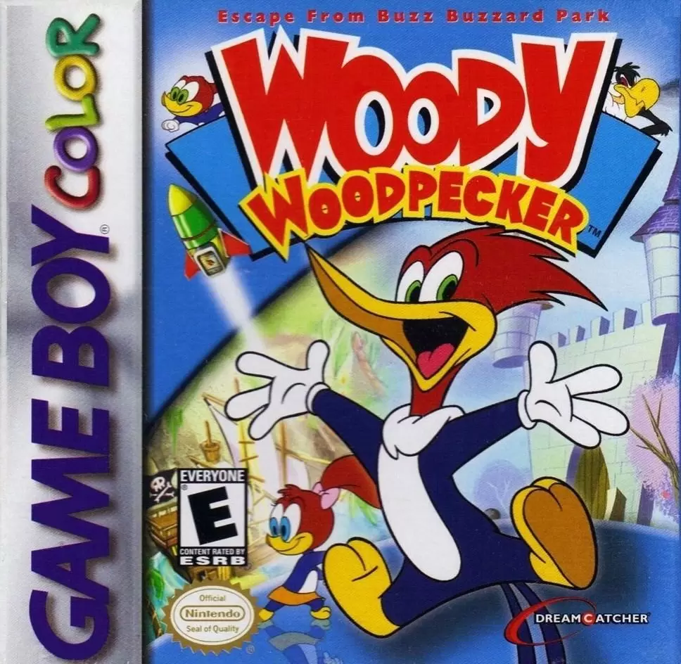 Game Boy Color Games - Woody Woodpecker: Escape From Buzz Buzzard Park