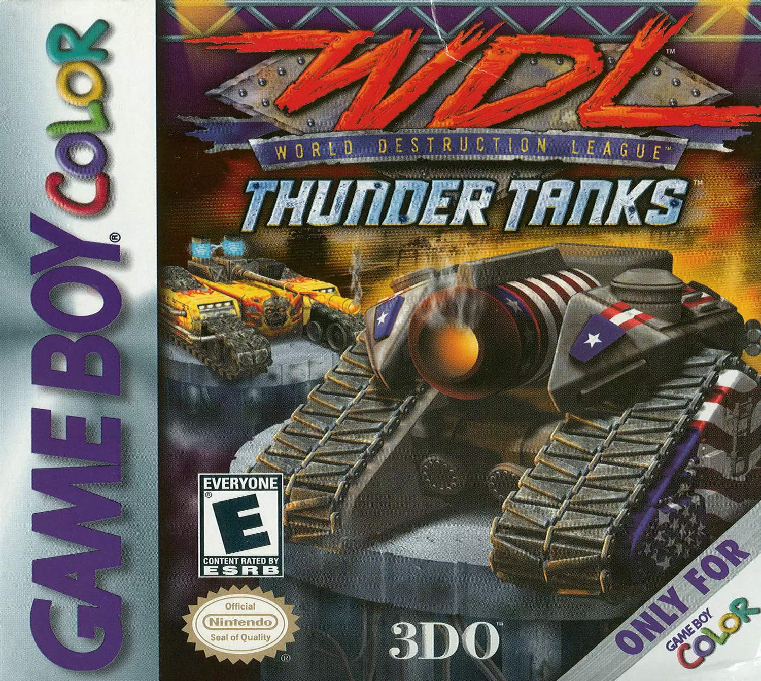 Jeux Game Boy Color - World Destruction League: Thunder Tanks