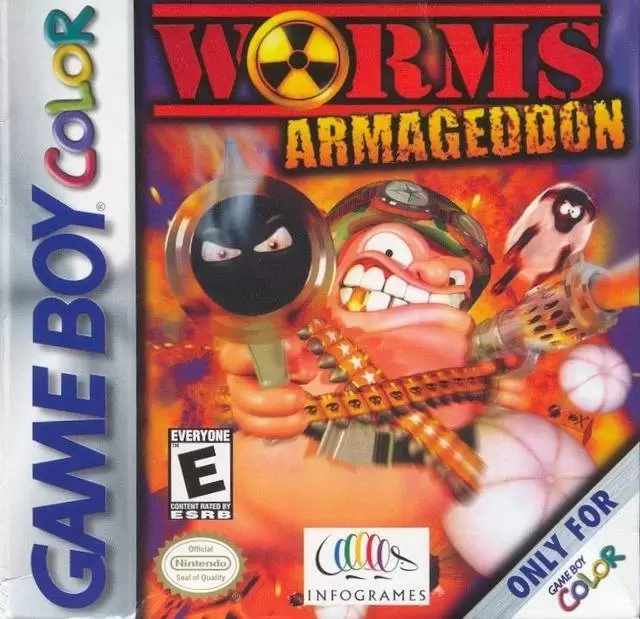 Jeux Game Boy Color - Worms Armageddon