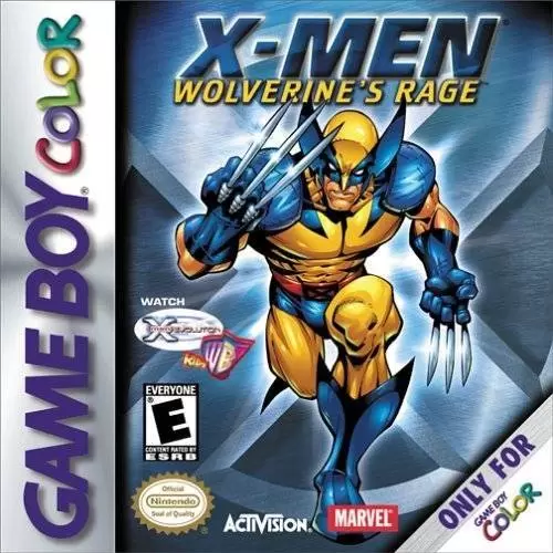 Jeux Game Boy Color - X-Men: Wolverine\'s Rage
