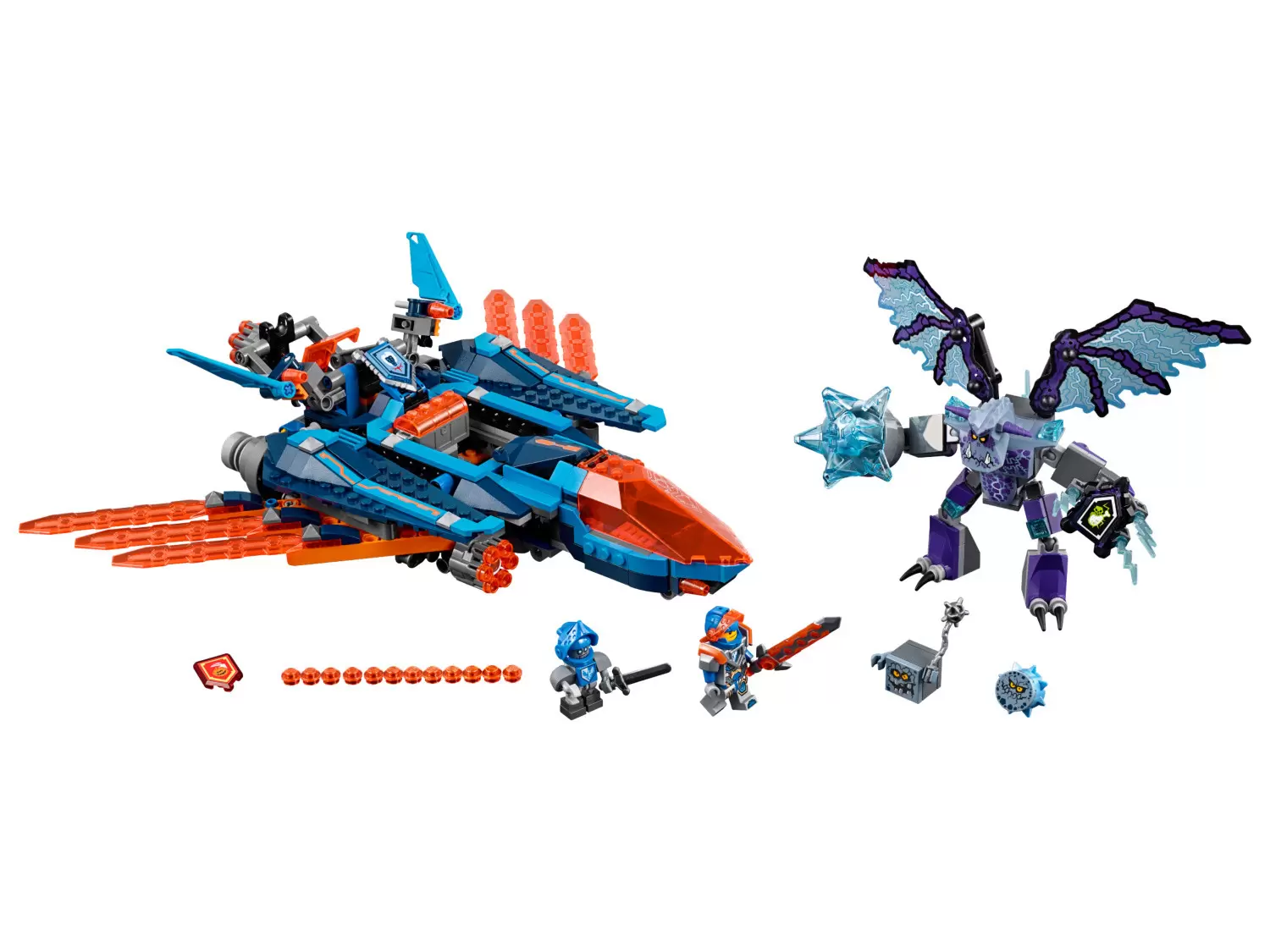 LEGO Nexo Knights - Clay\'s Falcon Fighter Blaster