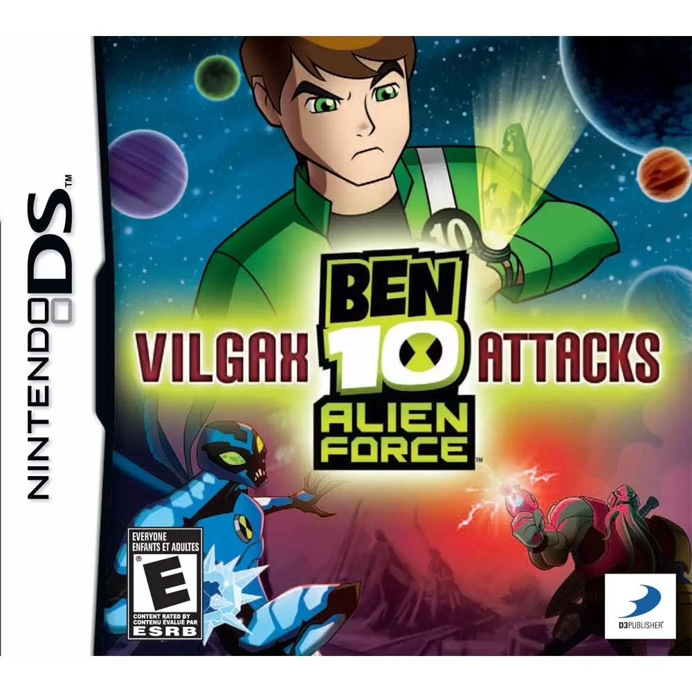Nintendo DS Games - Ben 10 Alien Force: Vilgax Attacks