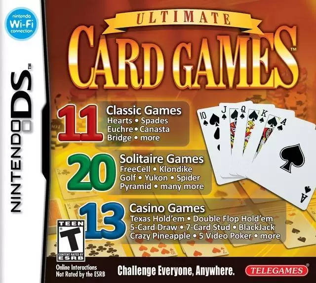 Nintendo DS Games - Ultimate Card Games