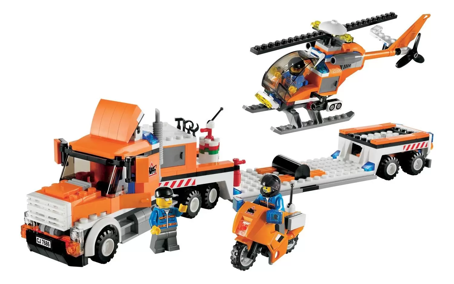 Helicopter Transporter - LEGO CITY set