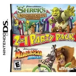 2-in-1 Party Pack: Shrek's Carnival Craze / Madagascar Kartz