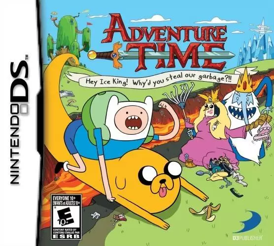 Jeux Nintendo DS - Adventure Time: Hey Ice King! Why\'d You Steal Our Garbage?!!