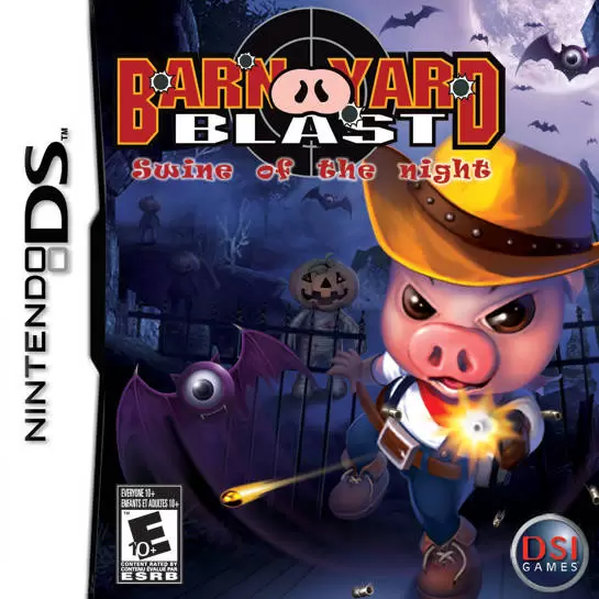 Jeux Nintendo DS - Barnyard Blast: Swine of the Night