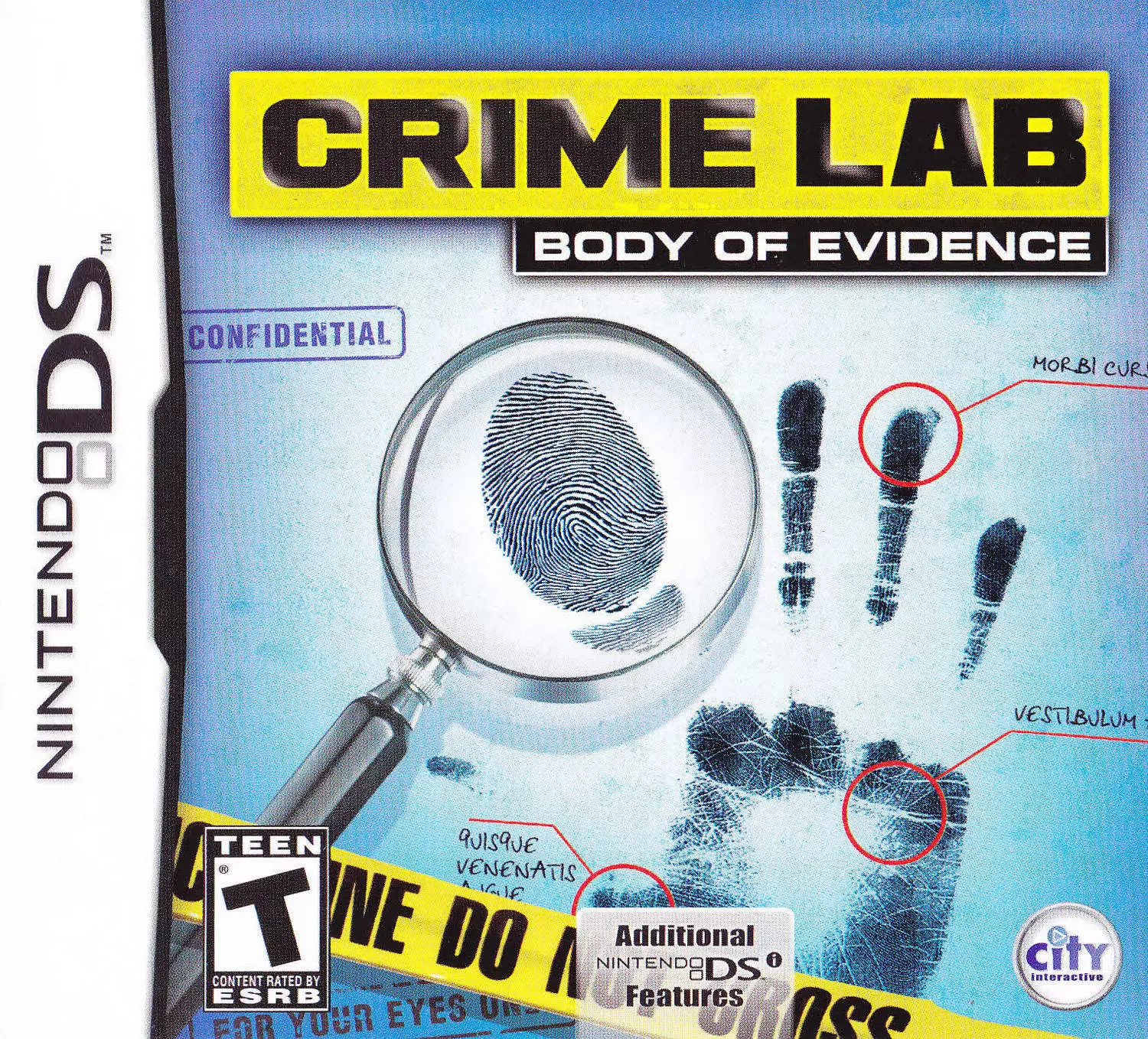 Nintendo DS Games - Crime Lab: Body of Evidence