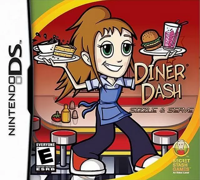 Nintendo DS Games - Diner Dash : Sizzle & Serve