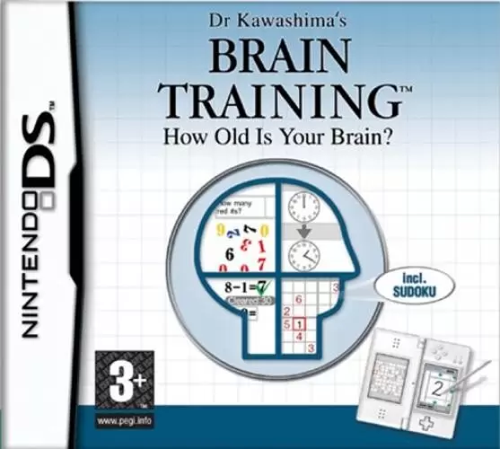 Jeux Nintendo DS - Dr. Kawashima\'s Brain Training: How Old is Your Brain