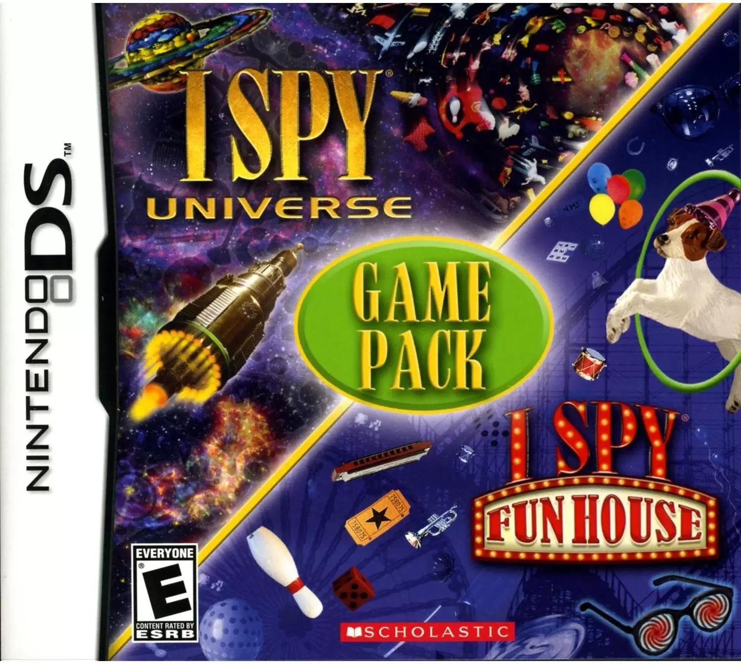 Nintendo DS Games - I Spy Universe/I Spy Fun House Game Pack