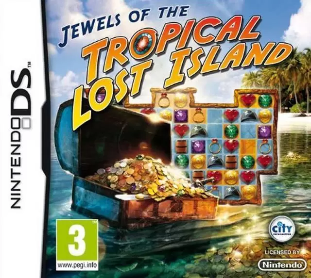 Nintendo DS Games - Jewels of the Tropical Lost Island