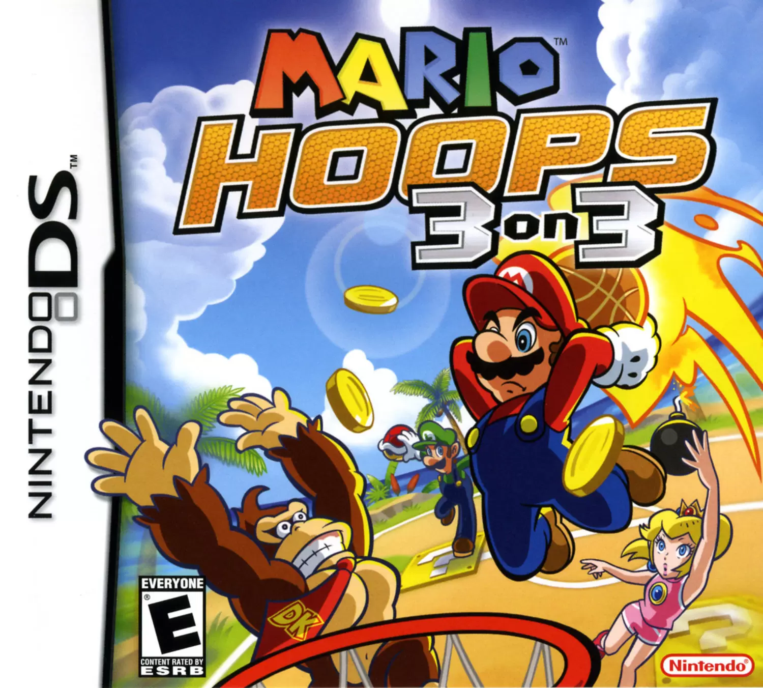 Nintendo DS Games - Mario Hoops 3-on-3