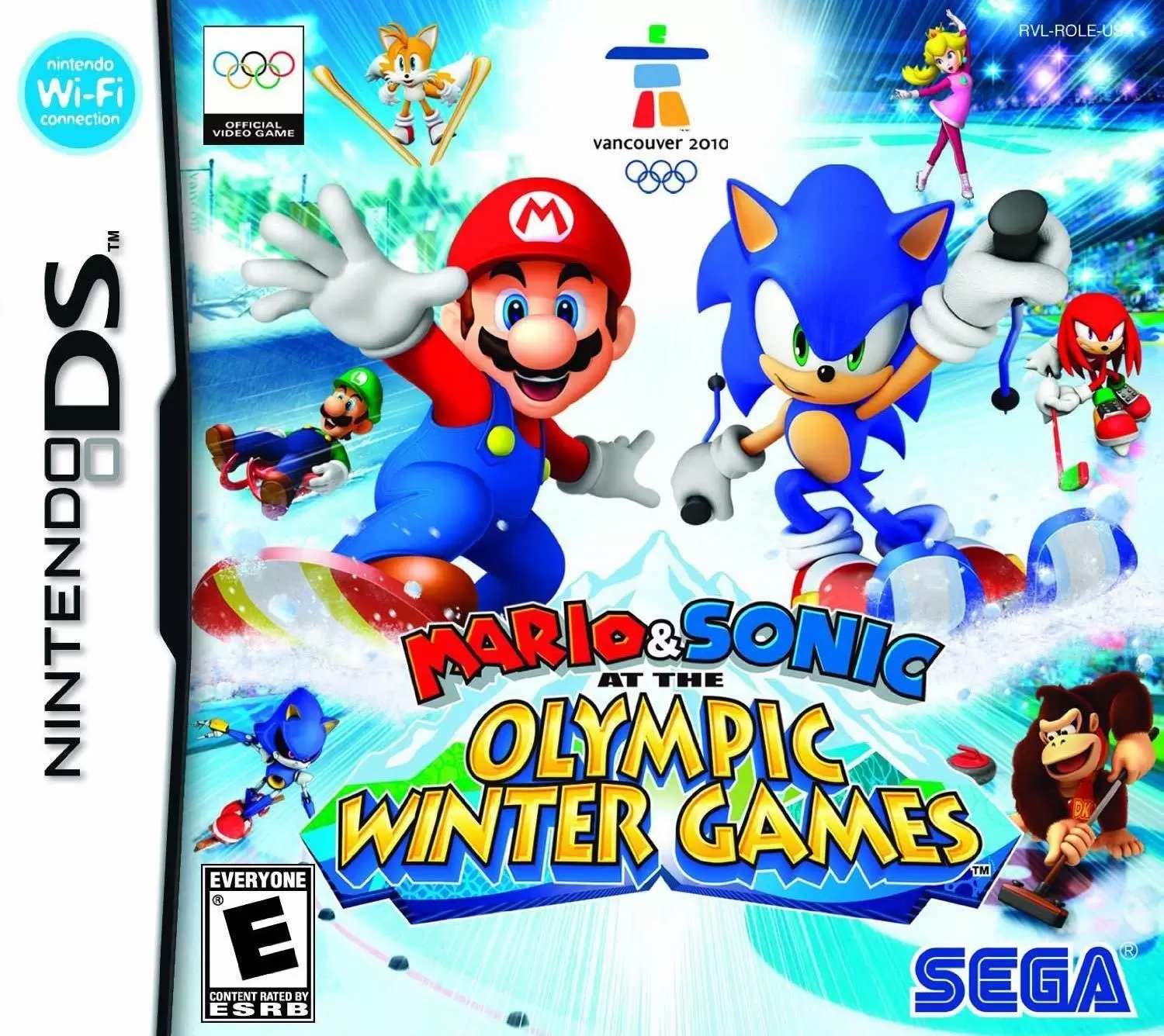 Jeux Nintendo DS - Mario & Sonic at the Olympic Winter Games